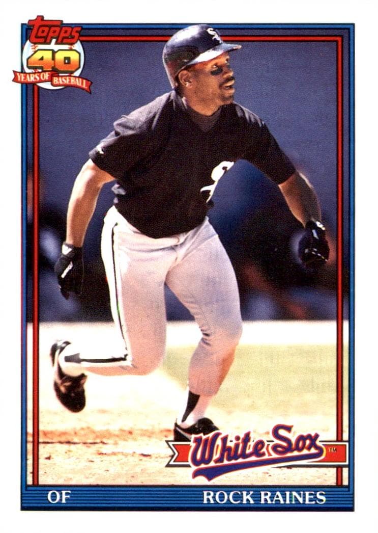 Rock Raines 1991 topps