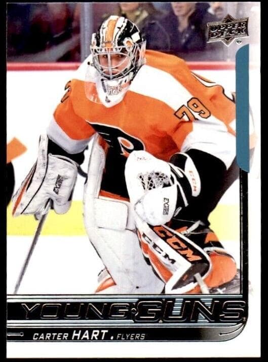 Carter Hart trading card