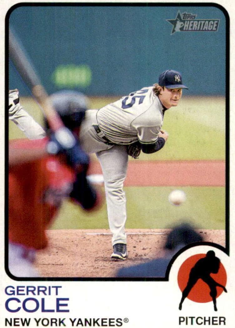 Gerrit Cole 2022 topps Topps Heritage