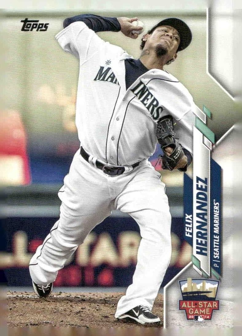 Felix Hernandez 2020 topps Topps Update