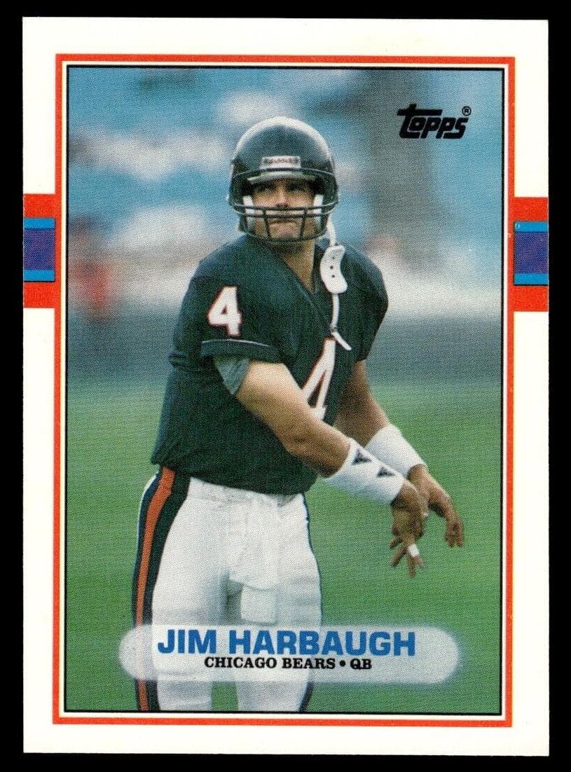 Jim Harbaugh 1989 topps Topps Traded
