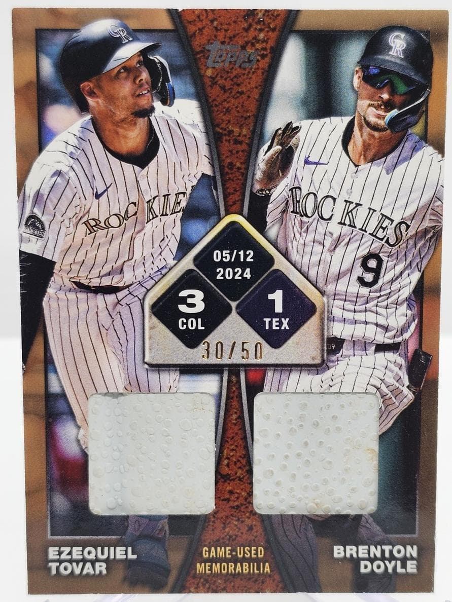 Brenton Doyle / Ezequiel Tovar 2025 topps Topps
