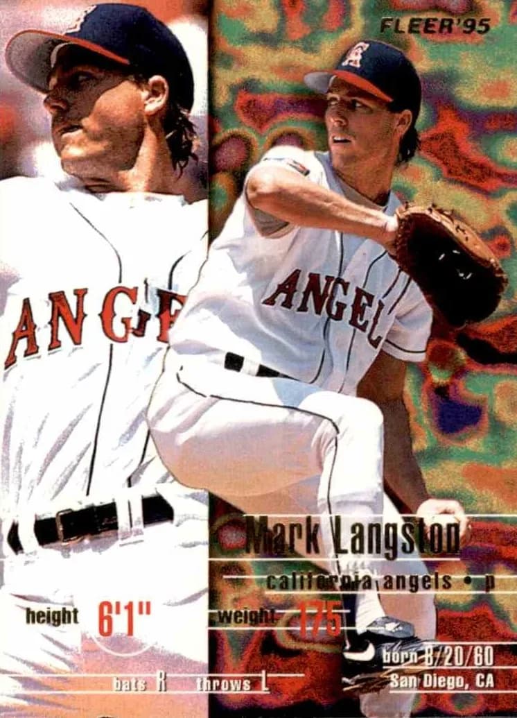 Mark Langston 1995 fleer Fleer