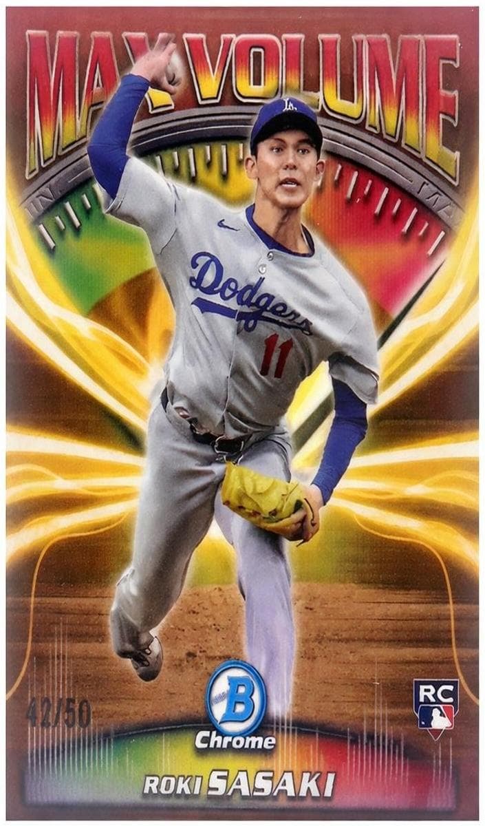 Roki Sasaki 2025 bowman Bowman Chrome
