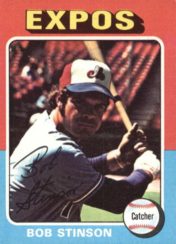 Bob Stinson 1975 topps Topps
