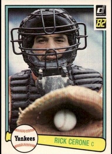 Rick Cerone 1982 panini Donruss