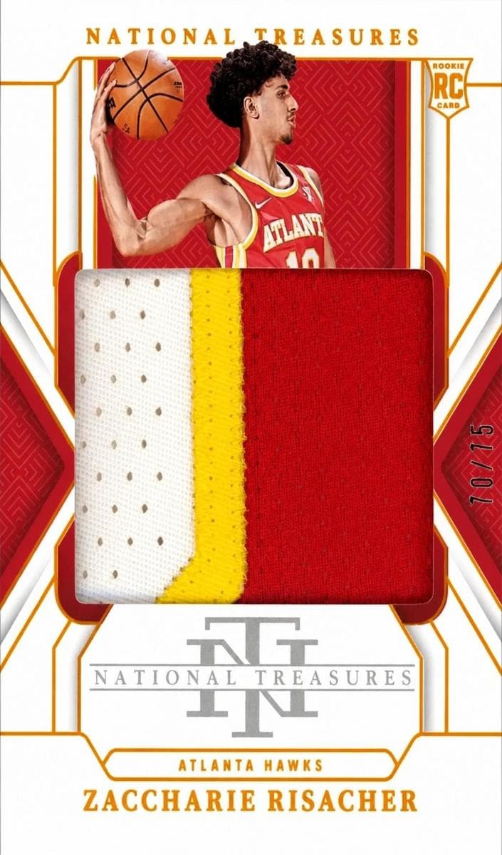 Zaccharie Risacher 2024 panini Panini National Treasures
