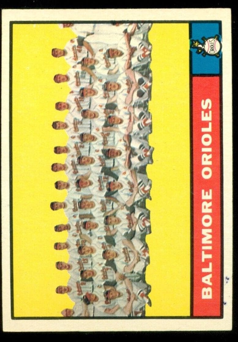 Baltimore Orioles 1961 topps Topps