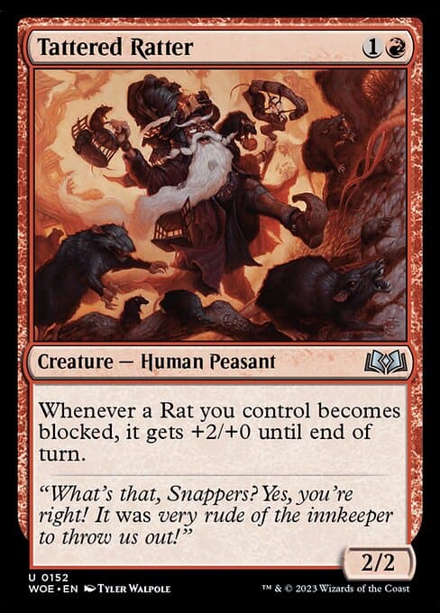 Tattered Ratter 2023 Magic: The Gathering Wilds of Eldraine