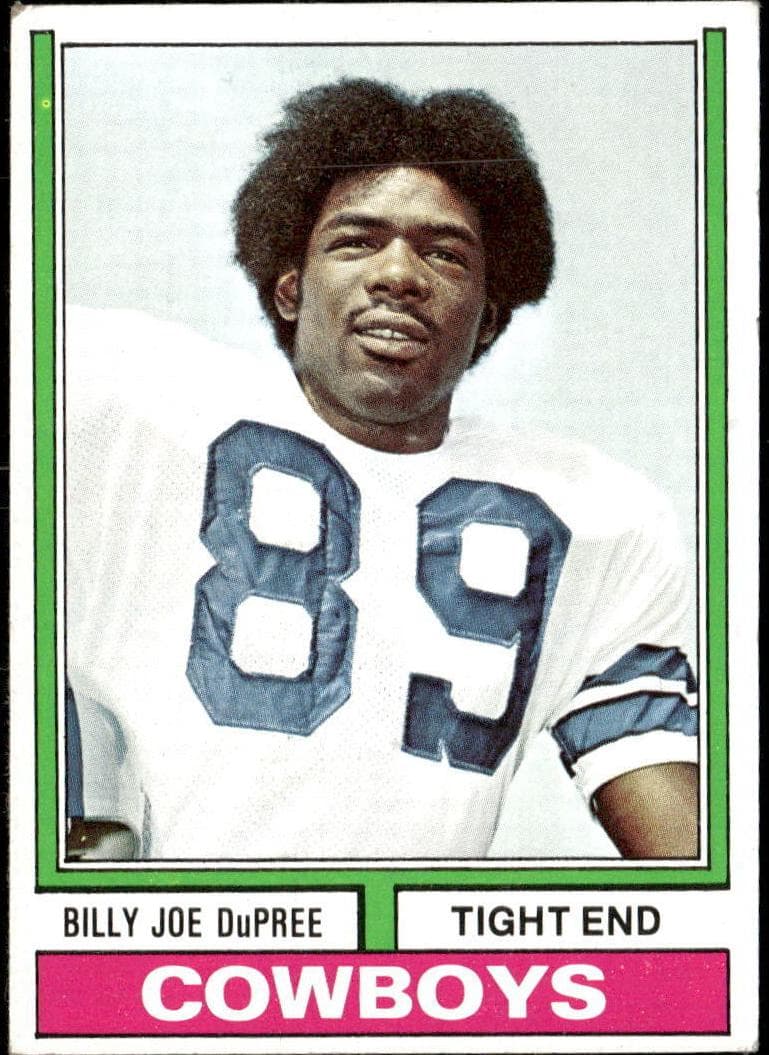 Billy Joe DuPree 1974 topps Topps
