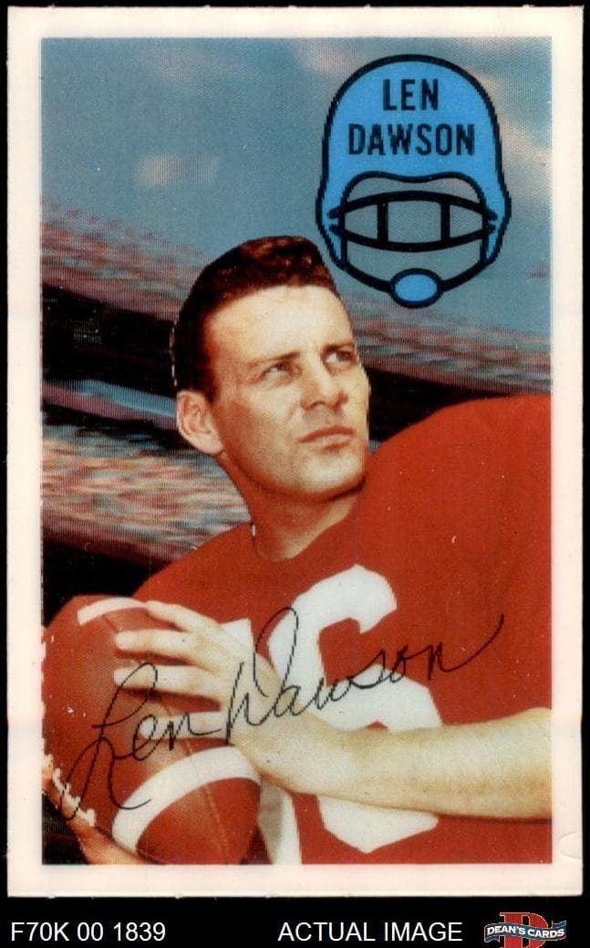 Len Dawson 1970 unknown Kellogg's