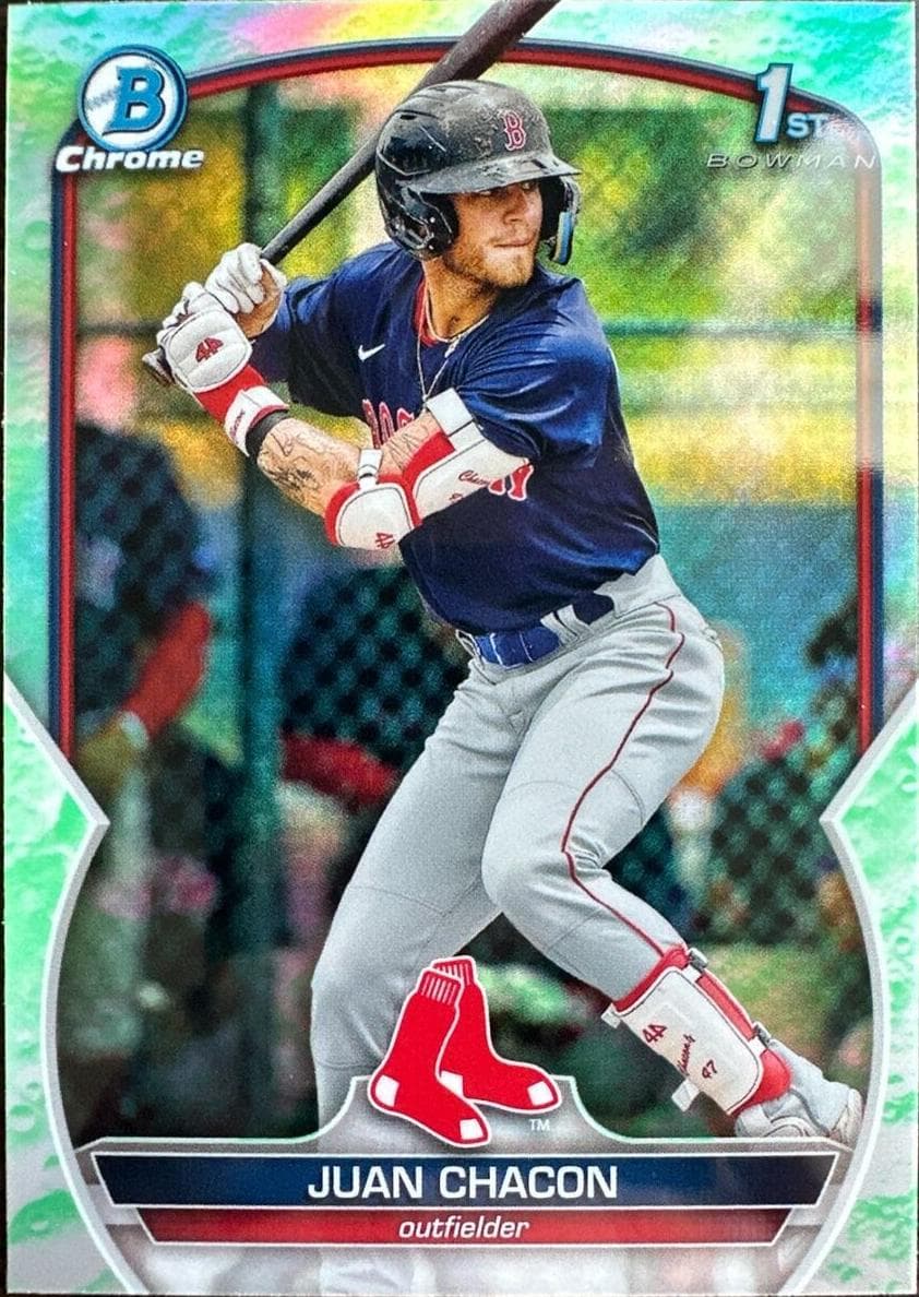 Juan Chacon trading card