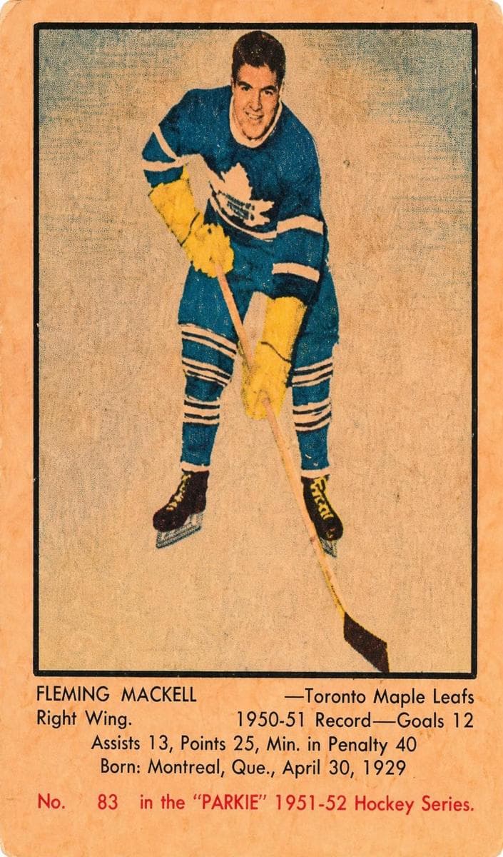 Fleming Mackell 1951 unknown Parkhurst