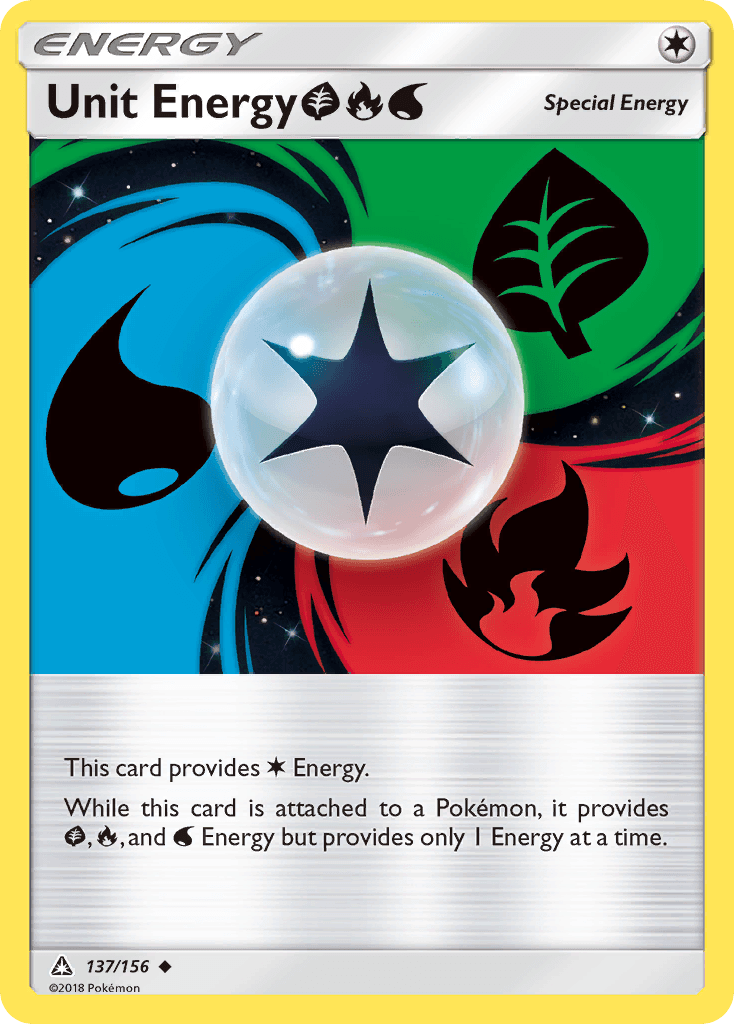 Unit Energy GrassFireWater 2017 Pokemon