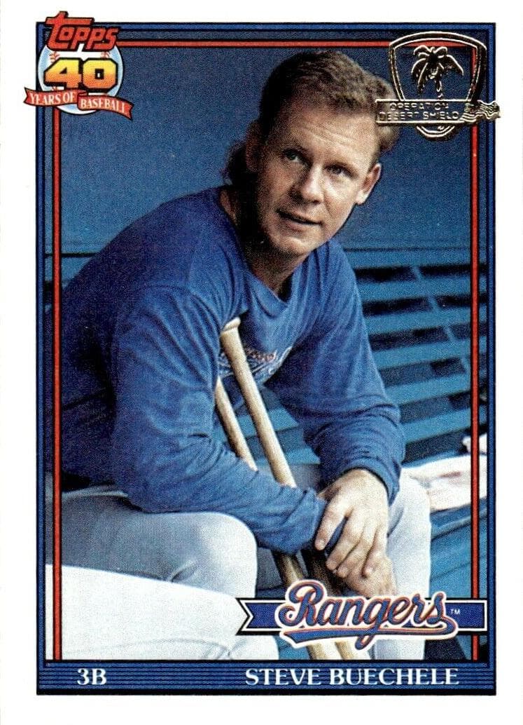 Steve Buechele 1991 topps Topps