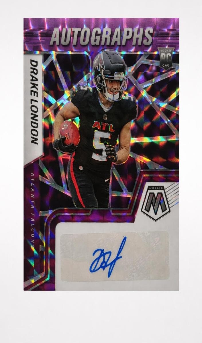 Drake London 2022 panini Panini Mosaic