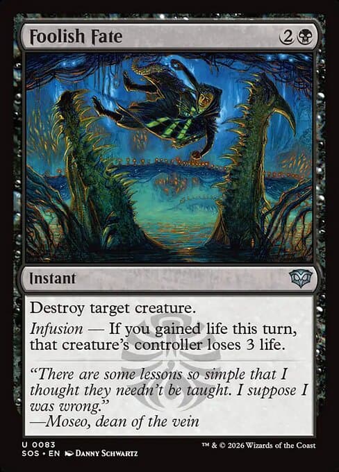 Foolish Fate 2026 Magic: The Gathering Secrets of Strixhaven