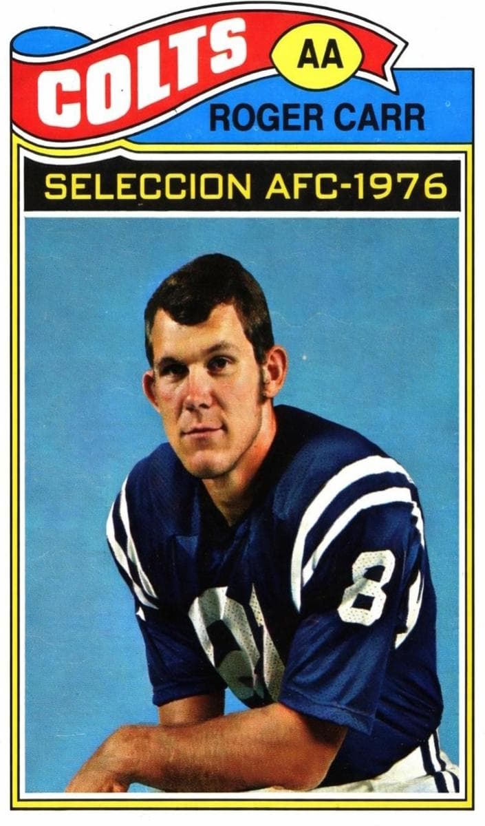Roger Carr 1977 topps