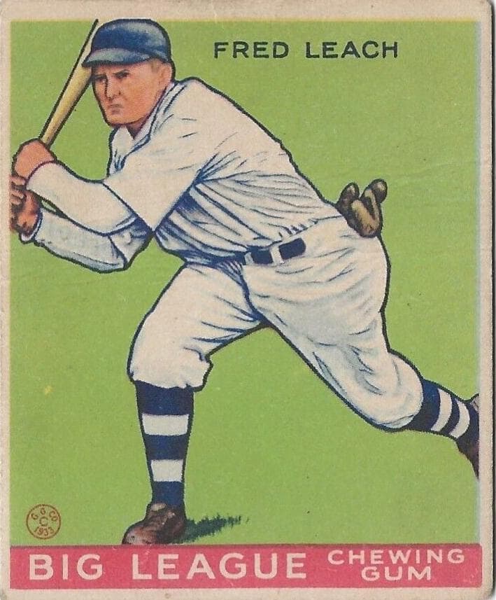 Fred Leach 1933 unknown Goudey