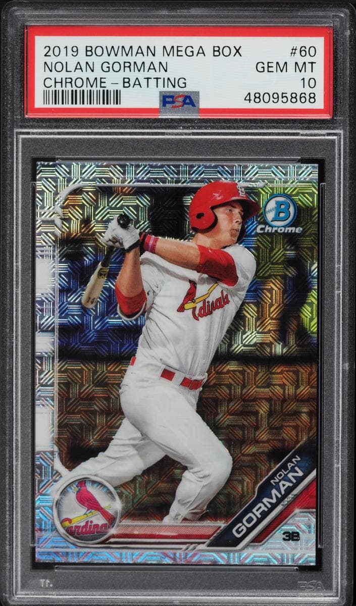 Nolan Gorman 2019 bowman Bowman