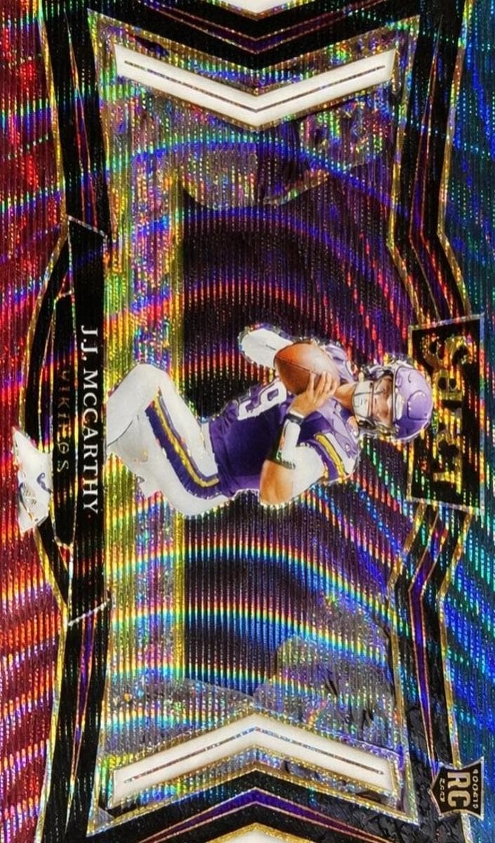 J.J. McCarthy trading card