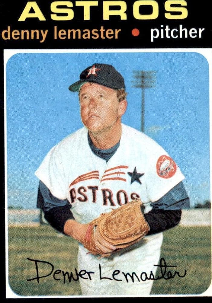 Denny Lemaster 1971 topps Topps
