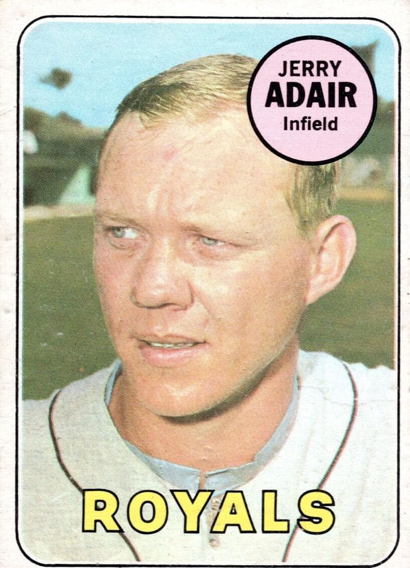 Jerry Adair 1969 topps O-Pee-Chee