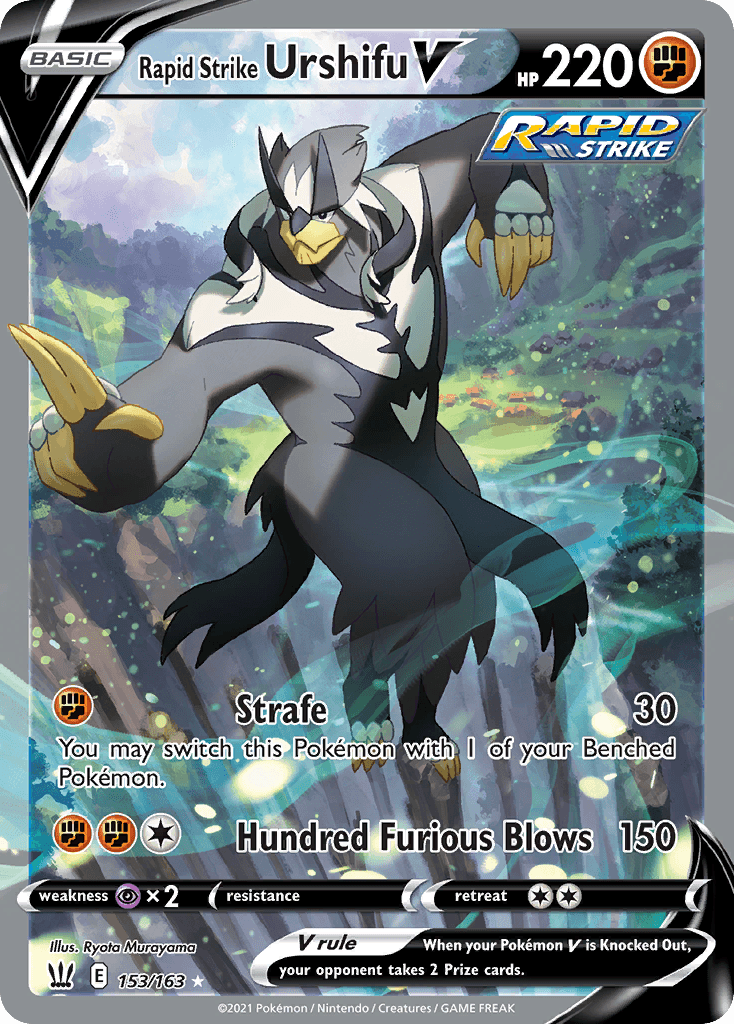 Rapid Strike Urshifu V 2021 Pokemon Battle Styles