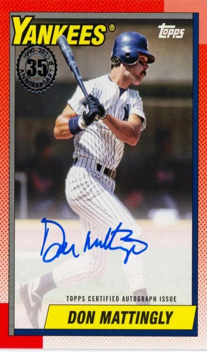 Don Mattingly #90AU-DM