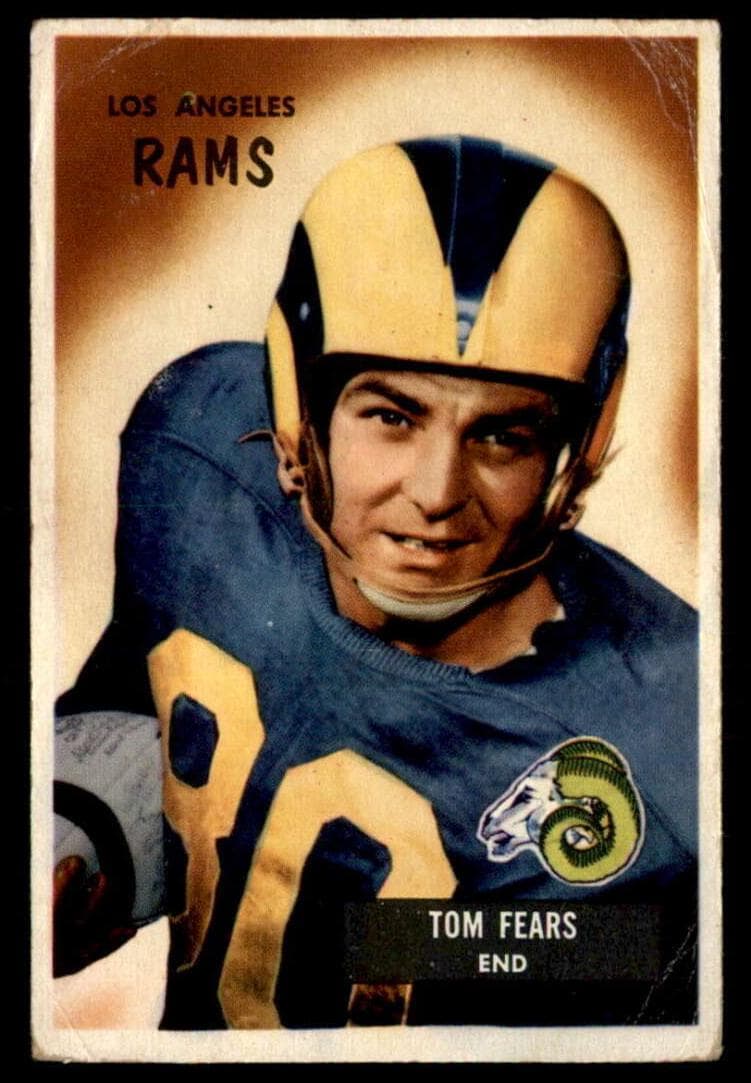Tom Fears 1955 bowman Bowman