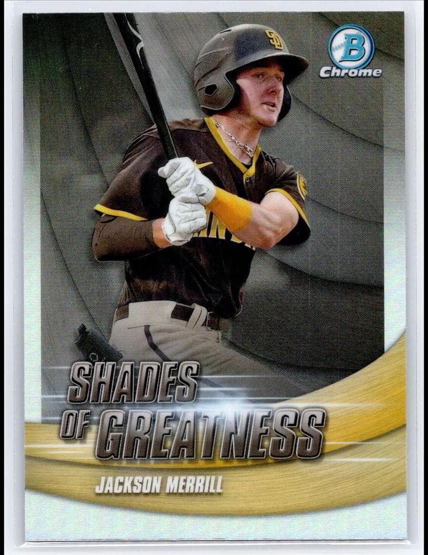 Jackson Merrill 2022 bowman Bowman Chrome