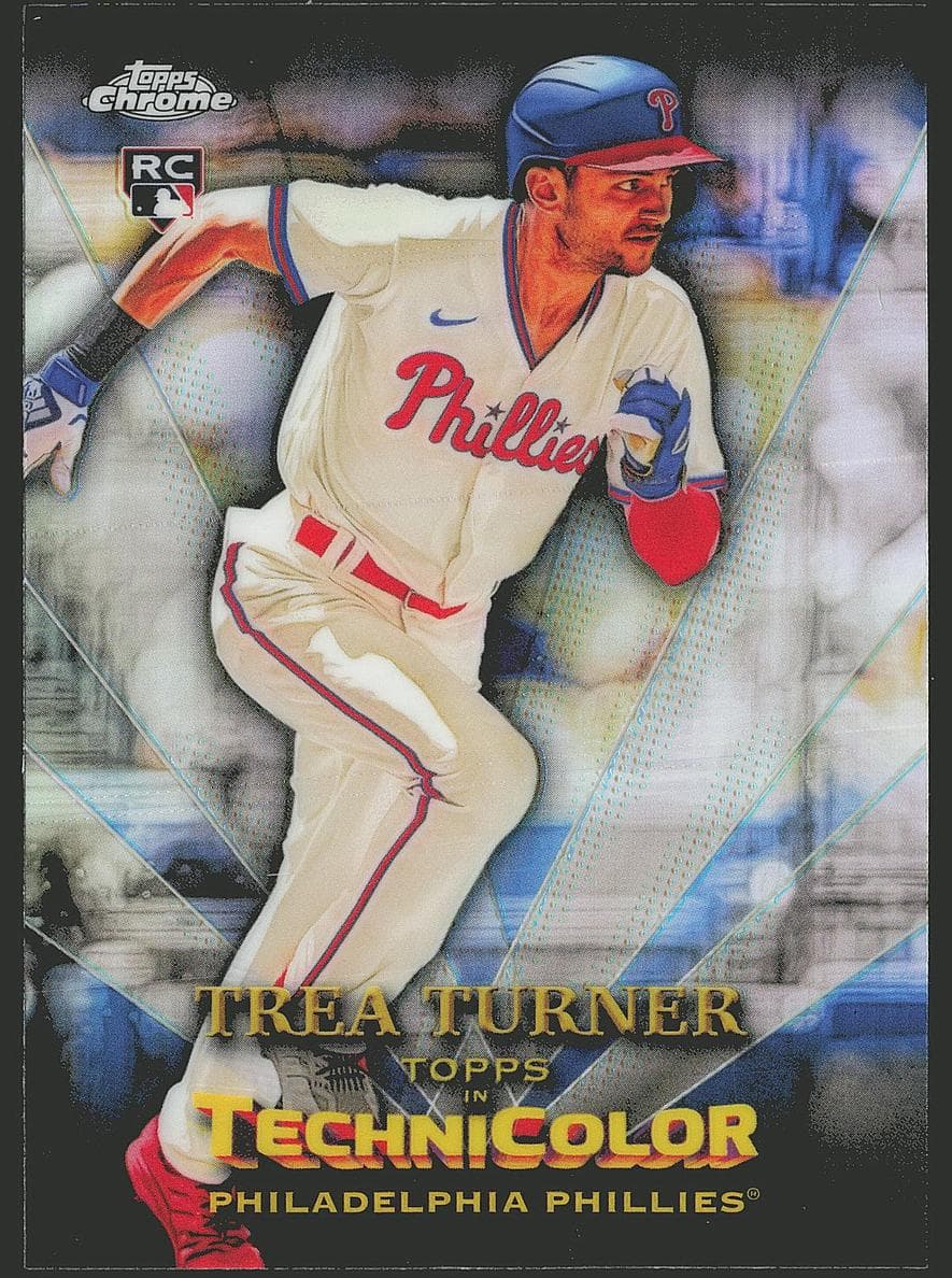 Trea Turner 2023 topps Topps Chrome