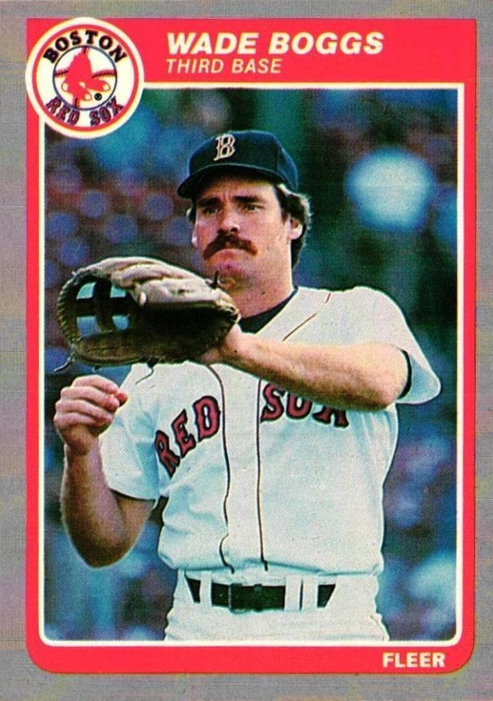 Wade Boggs 1985 fleer