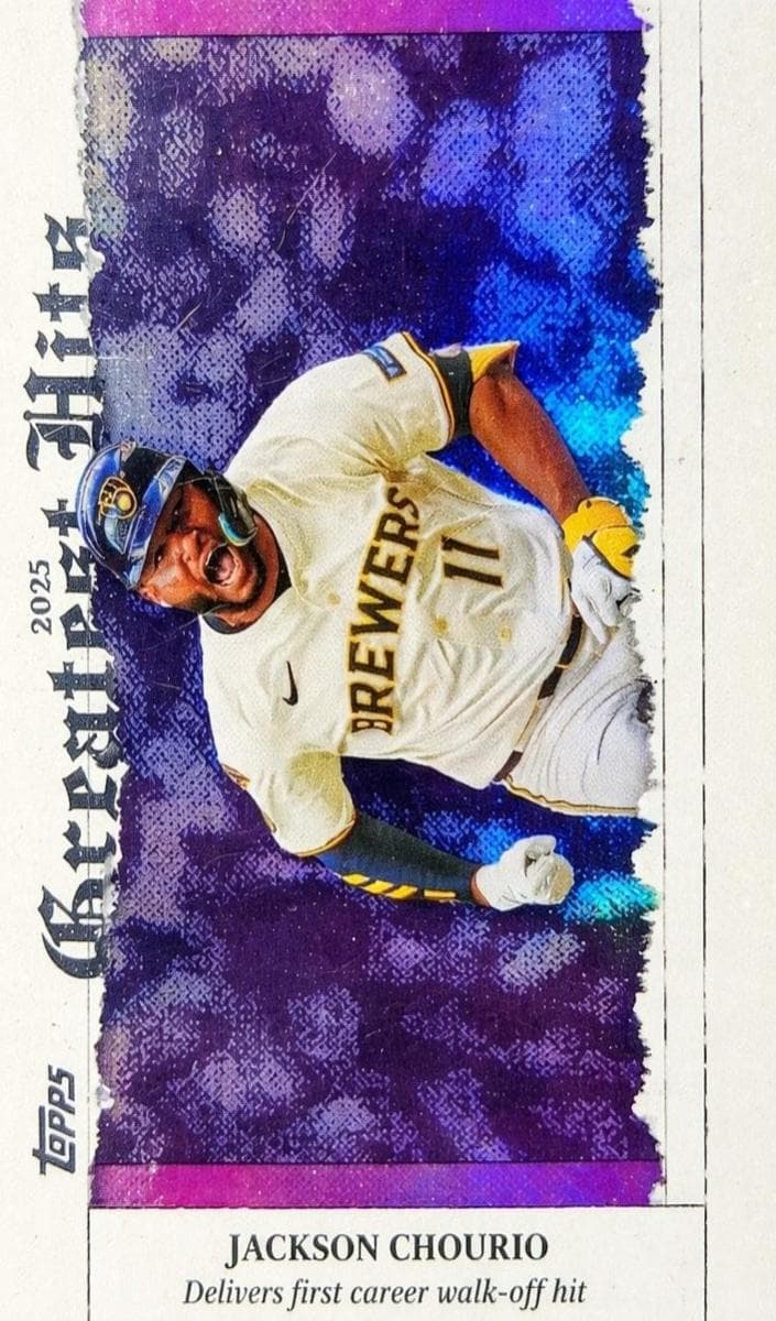 Jackson Chourio 2026 topps Topps