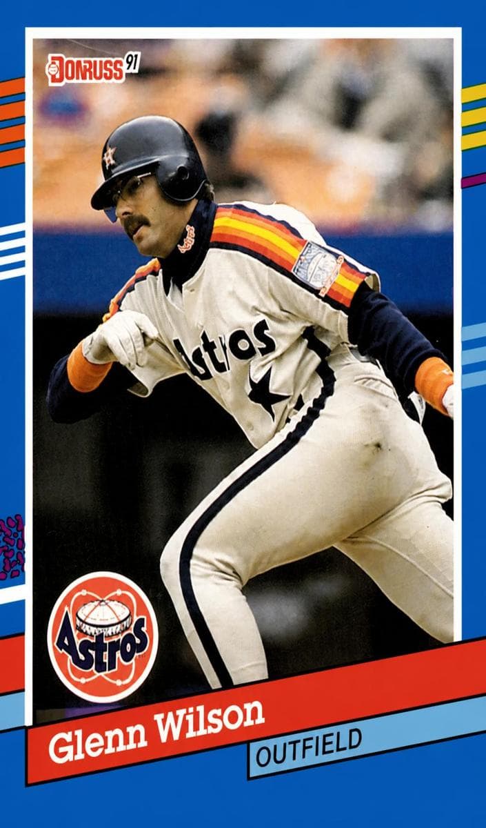Glenn Wilson 1991 panini Donruss
