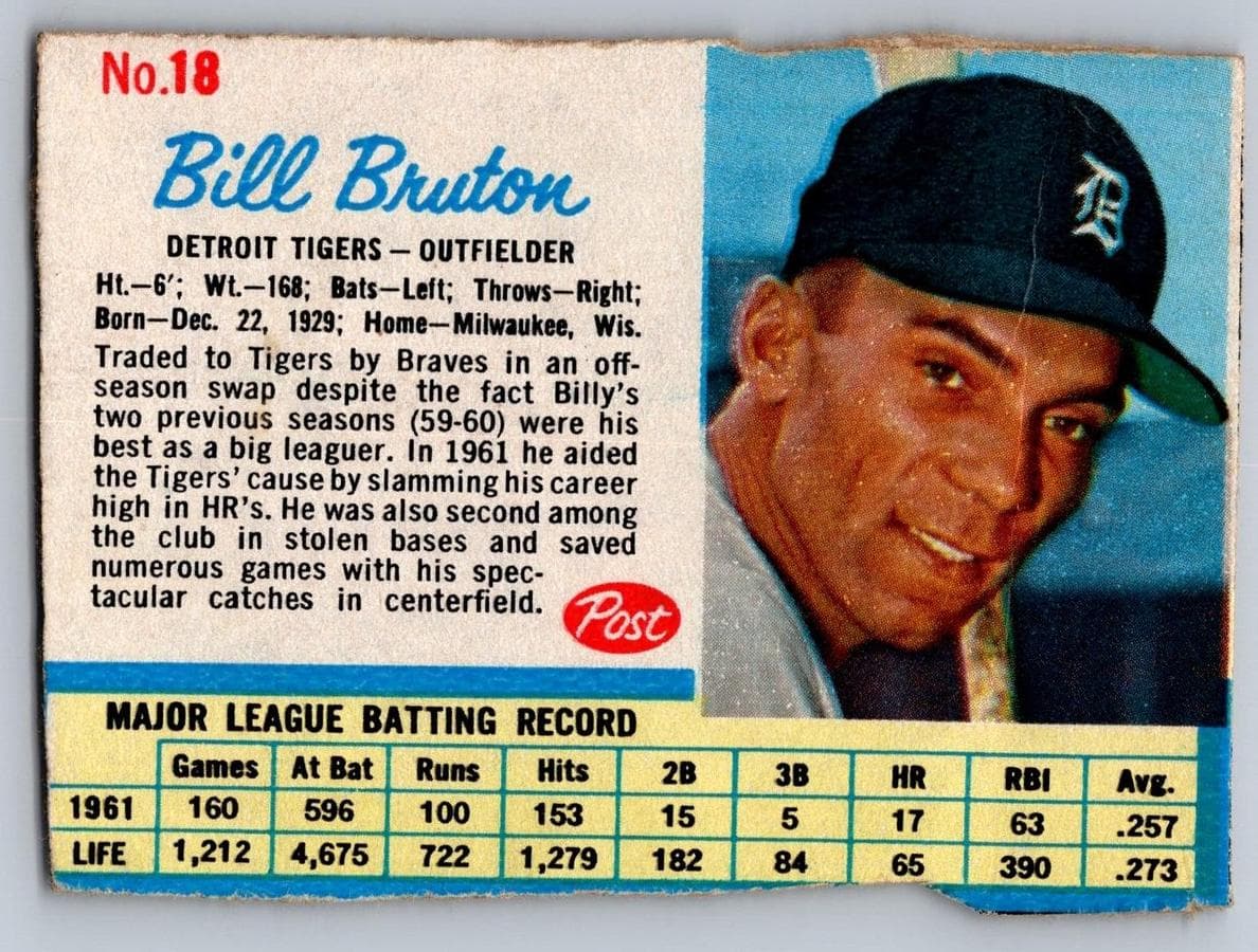 Bill Bruton #18