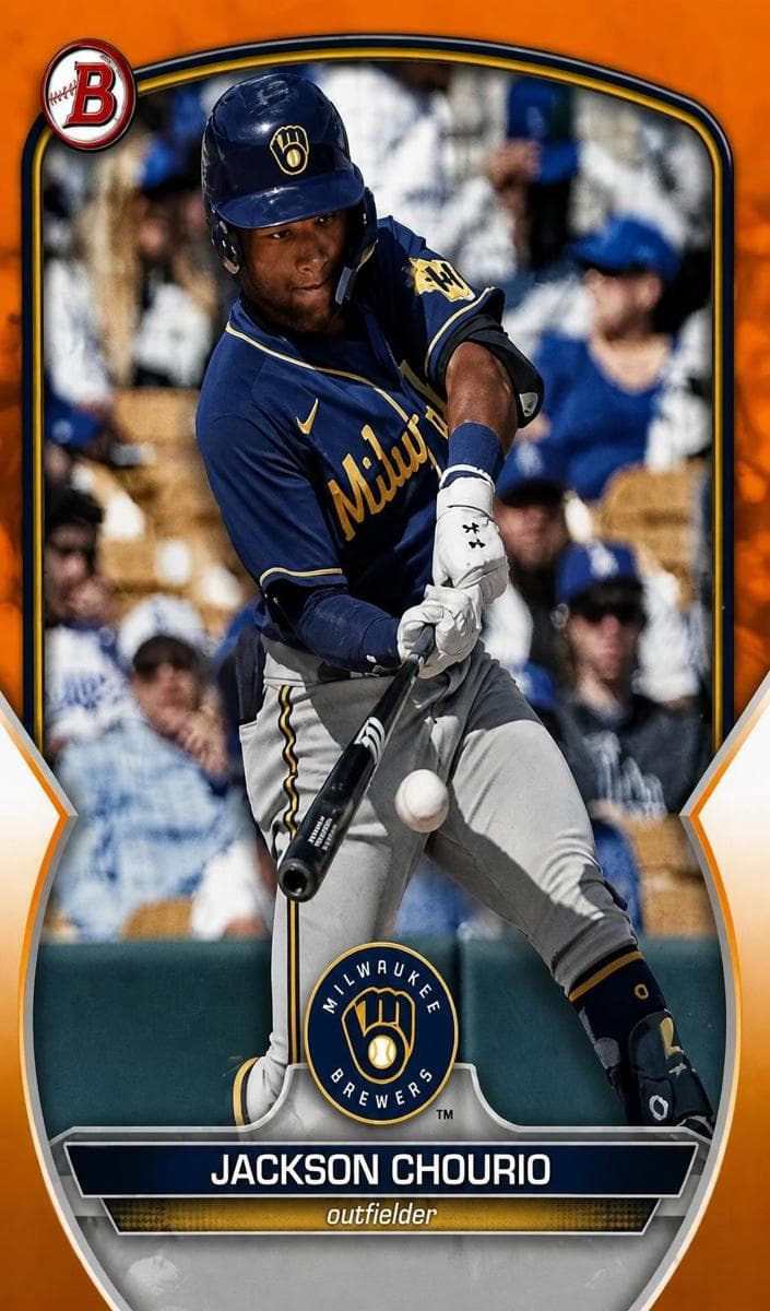 Jackson Chourio 2023 bowman Bowman Draft