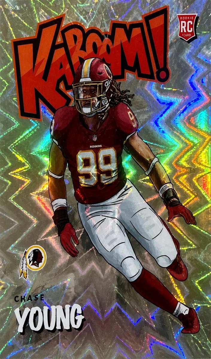 Chase Young 2020 panini Absolute Kaboom!