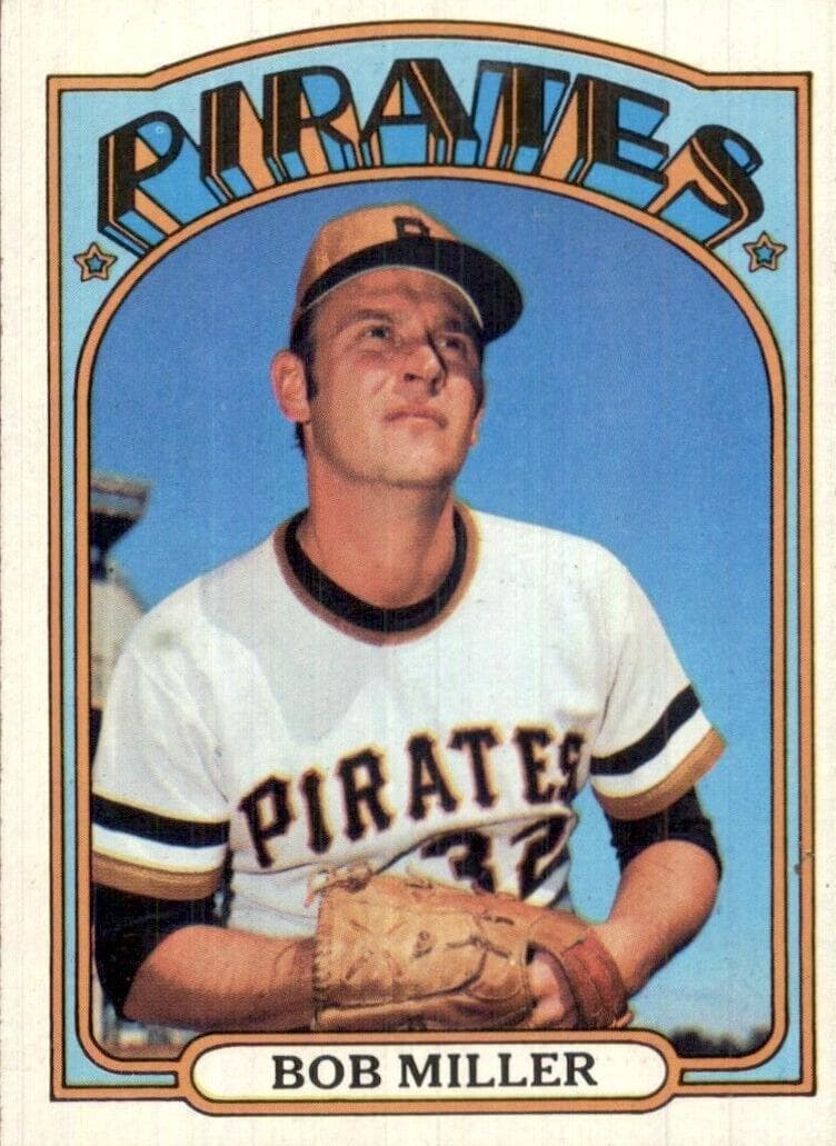 Bob Miller 1972 topps Topps
