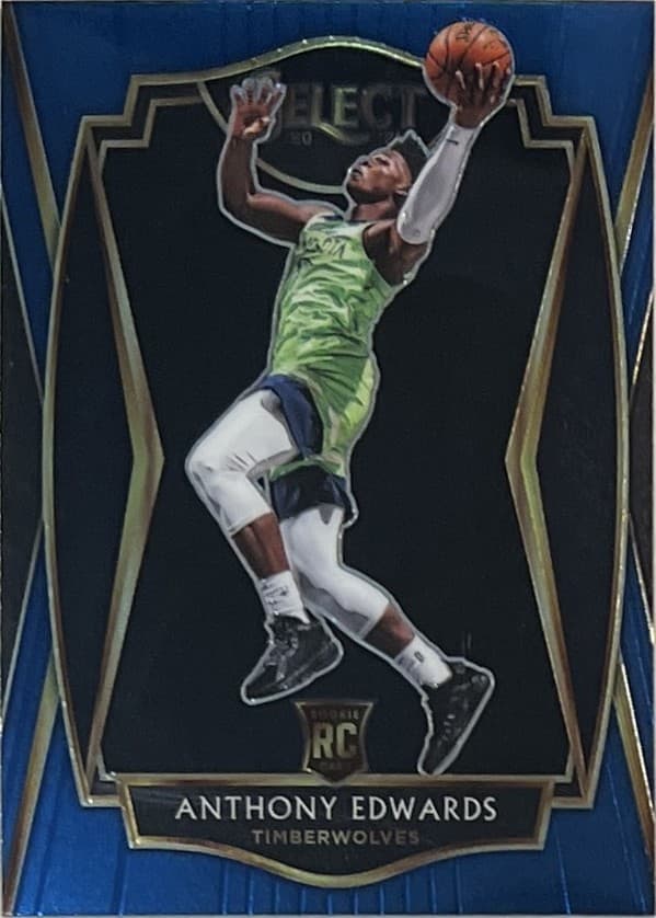Basketball Anthony Edwards 2020 Panini Select 2020 Panini Select