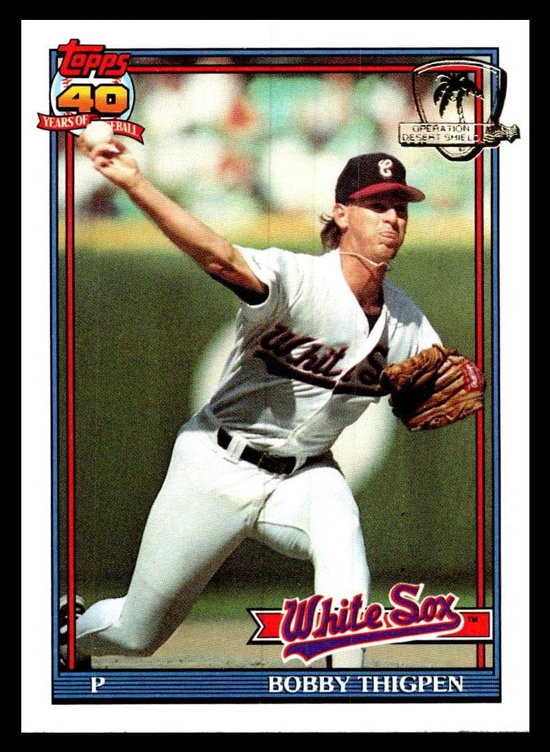 Bobby Thigpen 1991 topps Topps