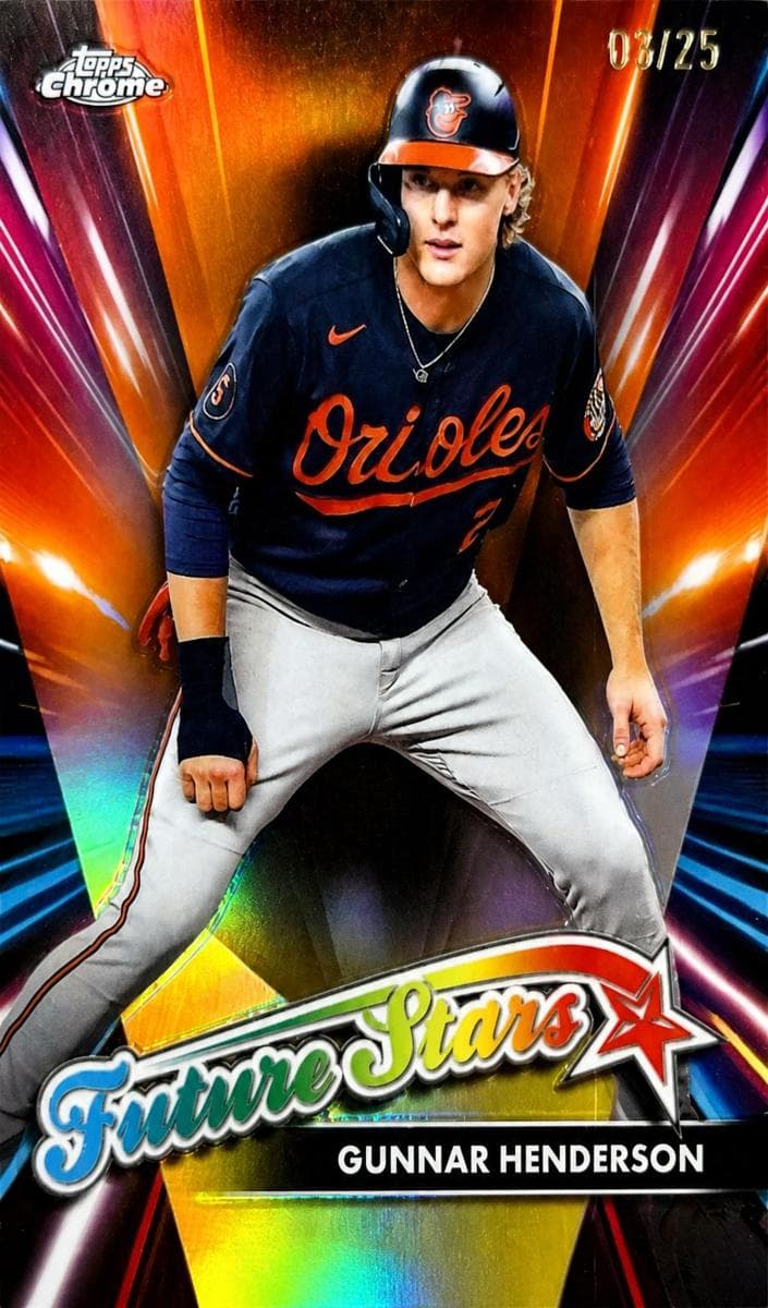 Gunnar Henderson 2024 topps Topps Chrome
