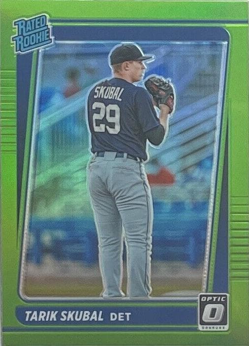 Tarik Skubal 2021 topps Topps Gold Label