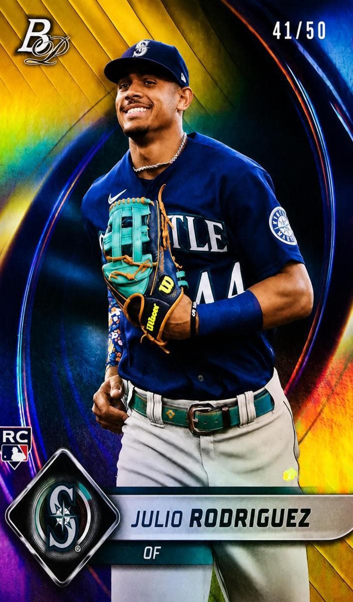 Julio Rodriguez 2022 bowman Bowman Platinum