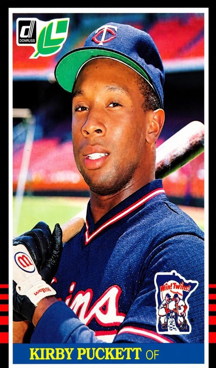 Kirby Puckett 1985 leaf