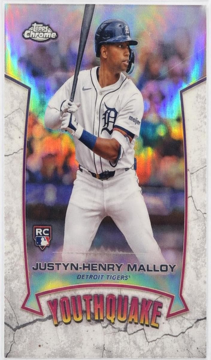 Justyn-Henry Malloy 2025 topps Chrome