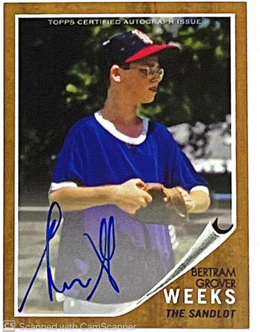 Bertram Grover Weeks 2018 topps