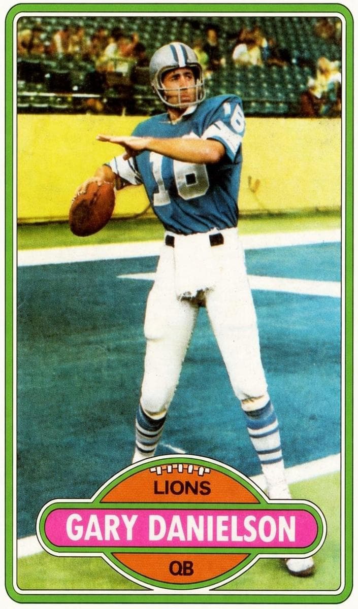 Gary Danielson 1980 topps Topps