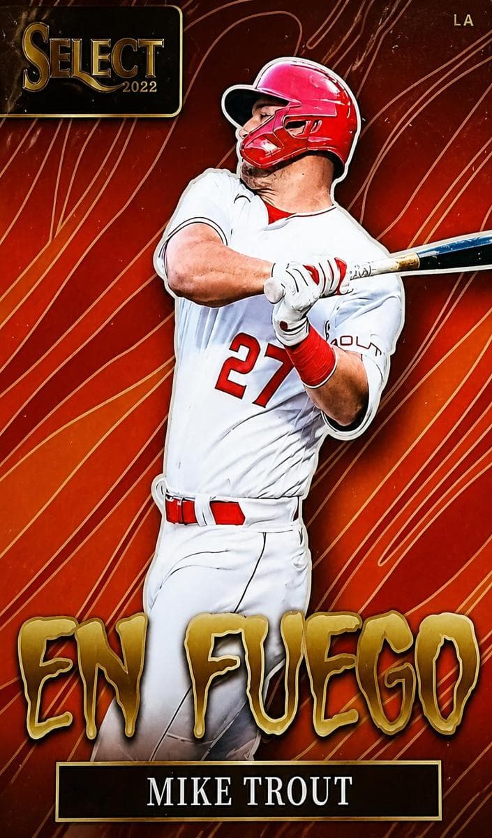 Mike Trout 2022 panini Panini Select