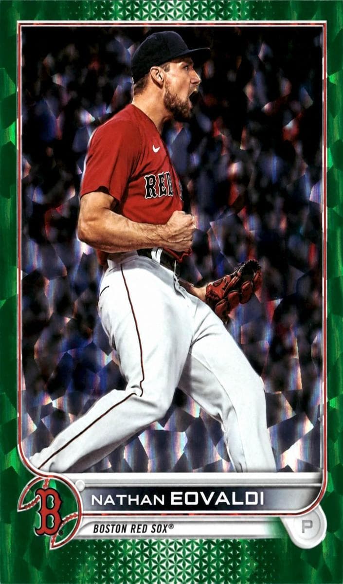 Nathan Eovaldi 2022 topps Topps Chrome Sapphire Edition